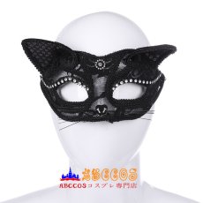 画像5: ハロウィン ダンスパーティー マスカレード ネコ匹 マスク mask コスプレ道具 abccos製 「受注生産」 (5)