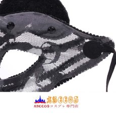 画像9: ハロウィン ダンスパーティー マスカレード ネコ匹 マスク mask コスプレ道具 abccos製 「受注生産」 (9)