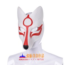 画像6: ハロウィン ダンスパーティー マスカレード きつね ホワイト マスク mask コスプレ道具 abccos製 「受注生産」 (6)