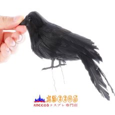 画像9: ハロウィン ダンスパーティー カラス羽 パンク風 ぼうし コスプレ道具 abccos製 「受注生産」 (9)