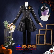 画像2: ディズニーツイステッドワンダーランド ハロウィンイベント リドル・ローズハート Riddle コスプレ衣装 abccos製 「受注生産」 (2)