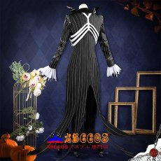 画像4: ディズニーツイステッドワンダーランド ハロウィンイベント スカリー・j・グレイ ワース Skully コスプレ衣装 abccos製 「受注生産」 (4)