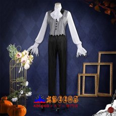 画像5: ディズニーツイステッドワンダーランド ハロウィンイベント スカリー・j・グレイ ワース Skully コスプレ衣装 abccos製 「受注生産」 (5)