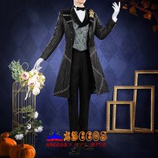 画像2: ディズニーツイストワンダーランド 2024ハロウィンイベント Idia Shroud イデア·シュラウド コスプレ衣装 abccos製 「受注生産」 (2)