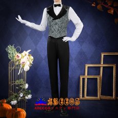 画像4: ディズニーツイストワンダーランド 2024ハロウィンイベント Idia Shroud イデア·シュラウド コスプレ衣装 abccos製 「受注生産」 (4)