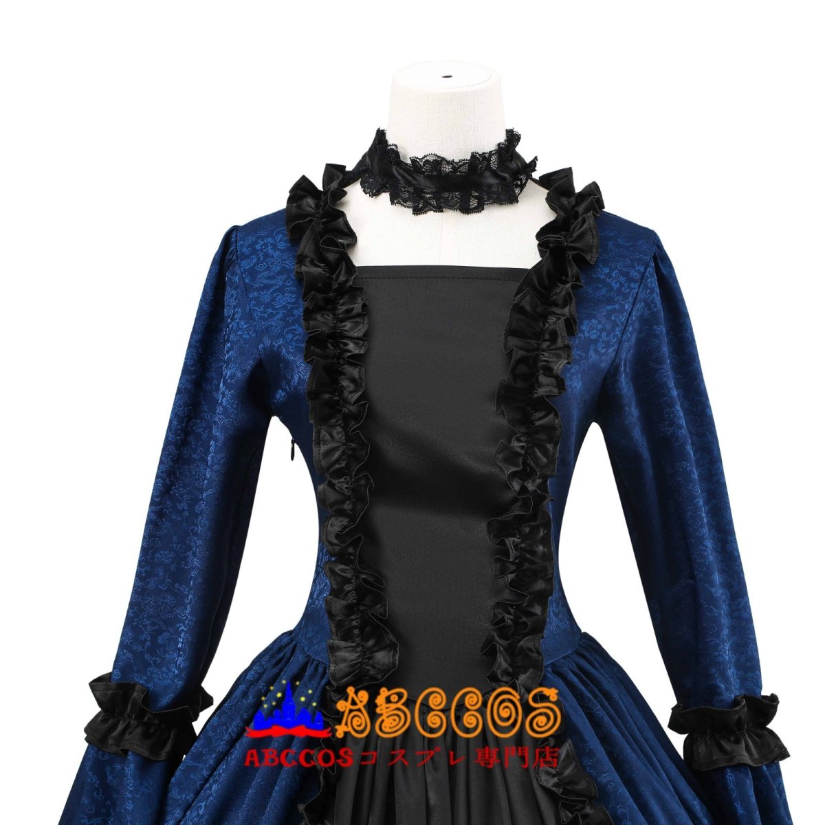 画像4: ロリータ風 ゴシックロングドレス 宮廷風ワンピース 礼服オーダーメイド コスプレ衣装 abccos製 「受注生産」 (4)