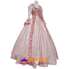 画像1: ピンク ロリータ ゴシック ヨーロピアン宮廷風 ロングワンピース ドレス コスプレ衣装 abccos製 「受注生産」 (1)