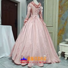 画像3: ピンク ロリータ ゴシック ヨーロピアン宮廷風 ロングワンピース ドレス コスプレ衣装 abccos製 「受注生産」 (3)