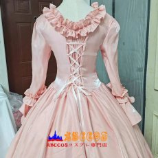 画像4: ピンク ロリータ ゴシック ヨーロピアン宮廷風 ロングワンピース ドレス コスプレ衣装 abccos製 「受注生産」 (4)