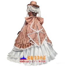 画像2: 黒執事 Black Butler シエル·ファントムハイヴ Ciel ワインレッド ドレス コスプレ衣装 abccos製 「受注生産」 (2)