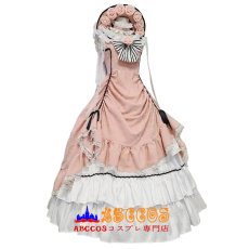 画像1: 黒執事 Black Butler シエル·ファントムハイヴ Ciel ワインレッド ドレス コスプレ衣装 abccos製 「受注生産」 (1)