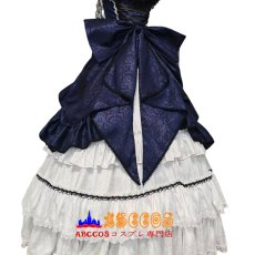 画像4: 黒執事 Black Butler シエル·ファントムハイヴ Ciel ワインレッド ドレス コスプレ衣装 abccos製 「受注生産」 (4)