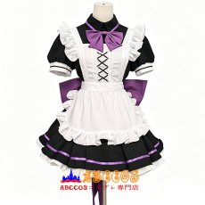 画像1: ブルーアーカイブ（Blue Archive）空崎ヒナ ショート丈メイド服 コスプレ衣装 abccos製 「受注生産」 (1)