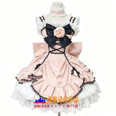 画像3: 黒執事 Black Butler シエル·ファントムハイヴ ショート丈メイド服 薄いピンク コスプレ衣装 abccos製 「受注生産」 (3)