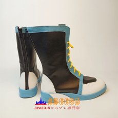画像2: プロジェクトセカイ カラフルステージ! feat. 初音ミク 東雲彰人（しののめ あきと） ブーツ コスプレ靴 abccos製 「受注生産」 (2)