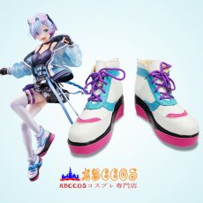 画像5: Re：ゼロから始める異世界生活 エミリア neon city ver. レム コスプレ靴 abccos製 「受注生産」 (5)