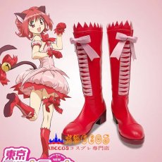 画像5: 東京ミュウミュウ 桃宮いちご  ブーツ コスプレ靴 abccos製 「受注生産」 (5)