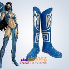 画像5: Mortal Kombat 9 モータルコンバット9 Kitana キタナ コスプレ靴 abccos製 「受注生産」 (5)