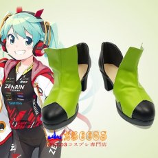 画像5: 初音ミク（はつね　みく） レーシングミク Racing Miku コスプレ靴 abccos製 「受注生産」 (5)