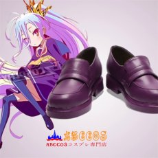 画像5: NO GAME NO LIFE ノーゲーム・ノーライフ 白 しろ (Shiro) コスプレ靴 abccos製 「受注生産」 (5)