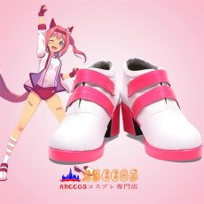 画像5: ウマ娘 プリティーダービー ハルウララ 烏拉拉（うらら） コスプレ靴 abccos製 「受注生産」 (5)