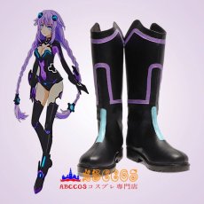 画像5: 超次元ゲイム ネプテューヌ ネプテューヌ/パープルハート  ブーツ コスプレ靴 abccos製 「受注生産」 (5)