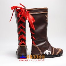 画像2: Fanal Fantasy XIV ファイナルファンタジーXIV 白魔導士 ブーツ コスプレ靴 abccos製 「受注生産」 (2)
