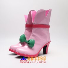 画像4: ヒーリングっど♡プリキュア Healin'Good♡Pretty Cure花寺のどか キュアグレース コスプレ靴 abccos製 「受注生産」 (4)