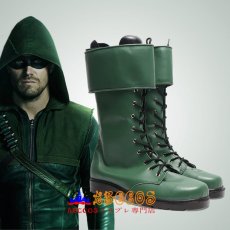画像4: アロー シーズン4 Arrow Season 4 オリバー・クイーン アロー Oliver Queen コスプレ靴 abccos製 「受注生産」 (4)