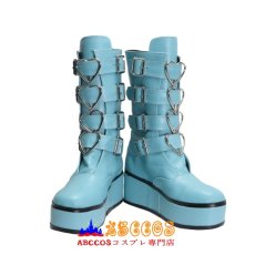 画像1: VSPO!（ぶいすぽっ！）VTuber 白波らむね / Shiranami Ramune コスプレ靴 abccos製 「受注生産」 (1)