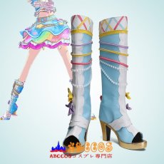 画像5: アイカツスターズ！ Aikatsu STARS！ 虹野ゆめ/にじの ゆめ コスプレ靴 abccos製 「受注生産」 (5)