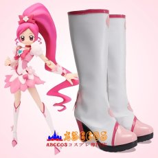 画像5: ハートキャッチプリキュア! 花咲 つぼみ/Cure Blossom コスプレ靴 abccos製 「受注生産」 (5)