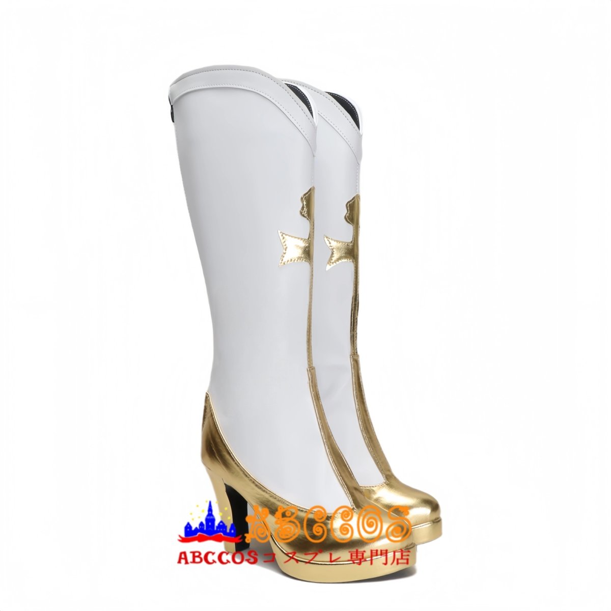 画像2: 魔法少女まどか☆マギカ 巴 マミ(ともえ まみ)コスプレ靴 abccos製 「受注生産」 (2)