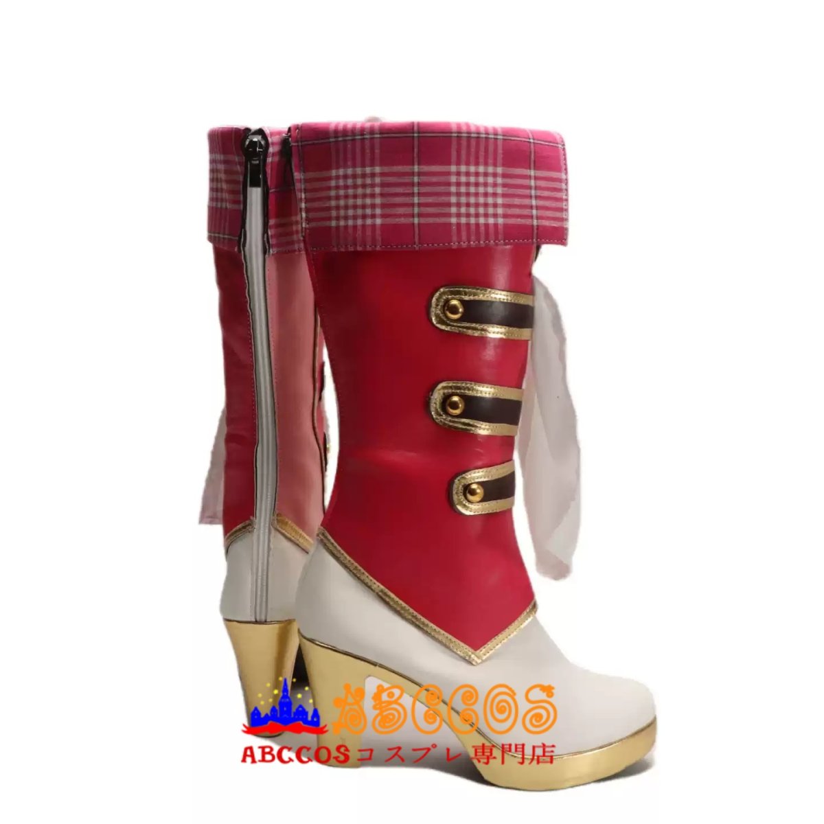 画像4: アイカツスターズ！ Aikatsu STARS！ 虹野ゆめ/にじの ゆめ コスプレ靴 abccos製 「受注生産」 (4)