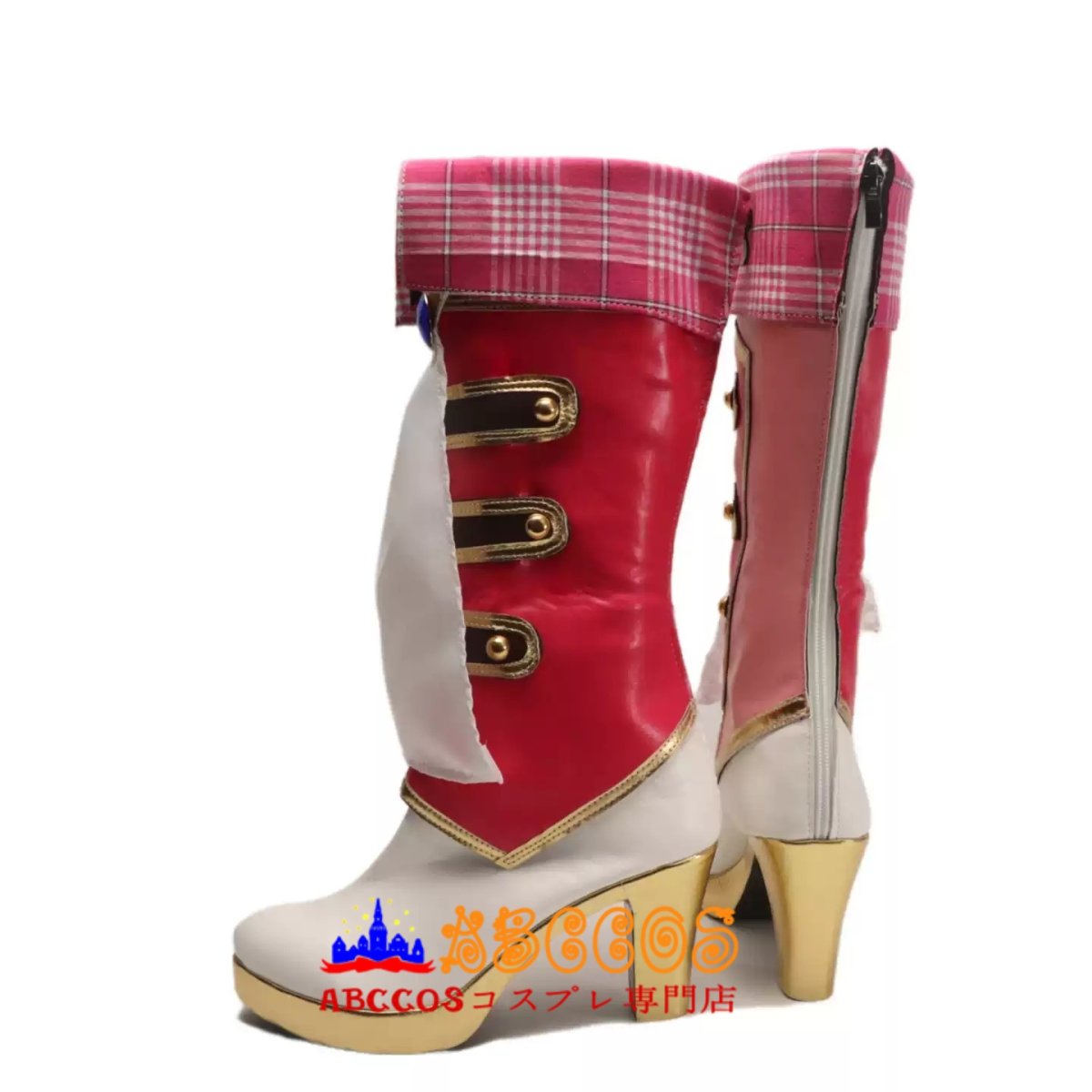 画像5: アイカツスターズ！ Aikatsu STARS！ 虹野ゆめ/にじの ゆめ コスプレ靴 abccos製 「受注生産」 (5)