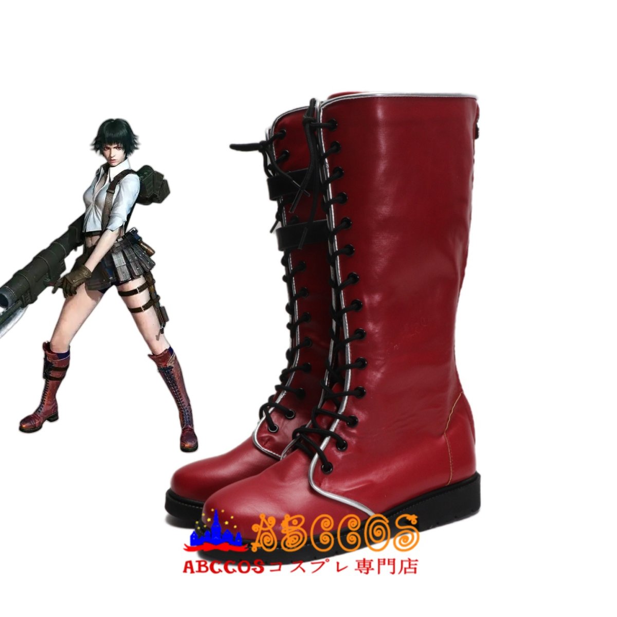 画像5: Devil May Cry デビル メイ クライ Lady レディ コスプレ靴 abccos製 「受注生産」 (5)