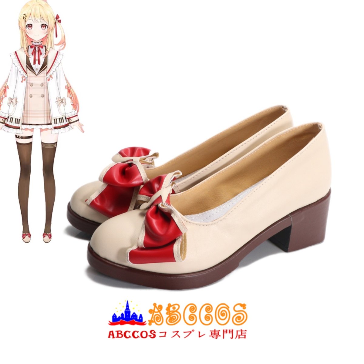 画像5: ホロライブ hololive DEV_IS ReGLOSS VTuber 音乃瀬 奏／おとのせ かなで コスプレ靴 abccos製 「受注生産」 (5)