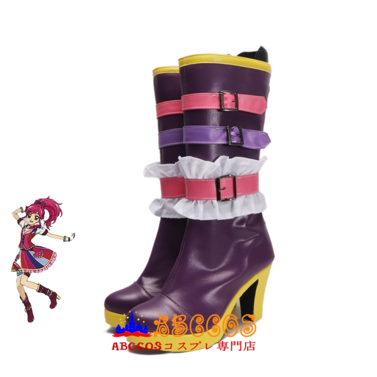 画像5: アイカツ! -アイドルカツドウ! 音城セイラ コスプレ靴 abccos製 「受注生産」 (5)