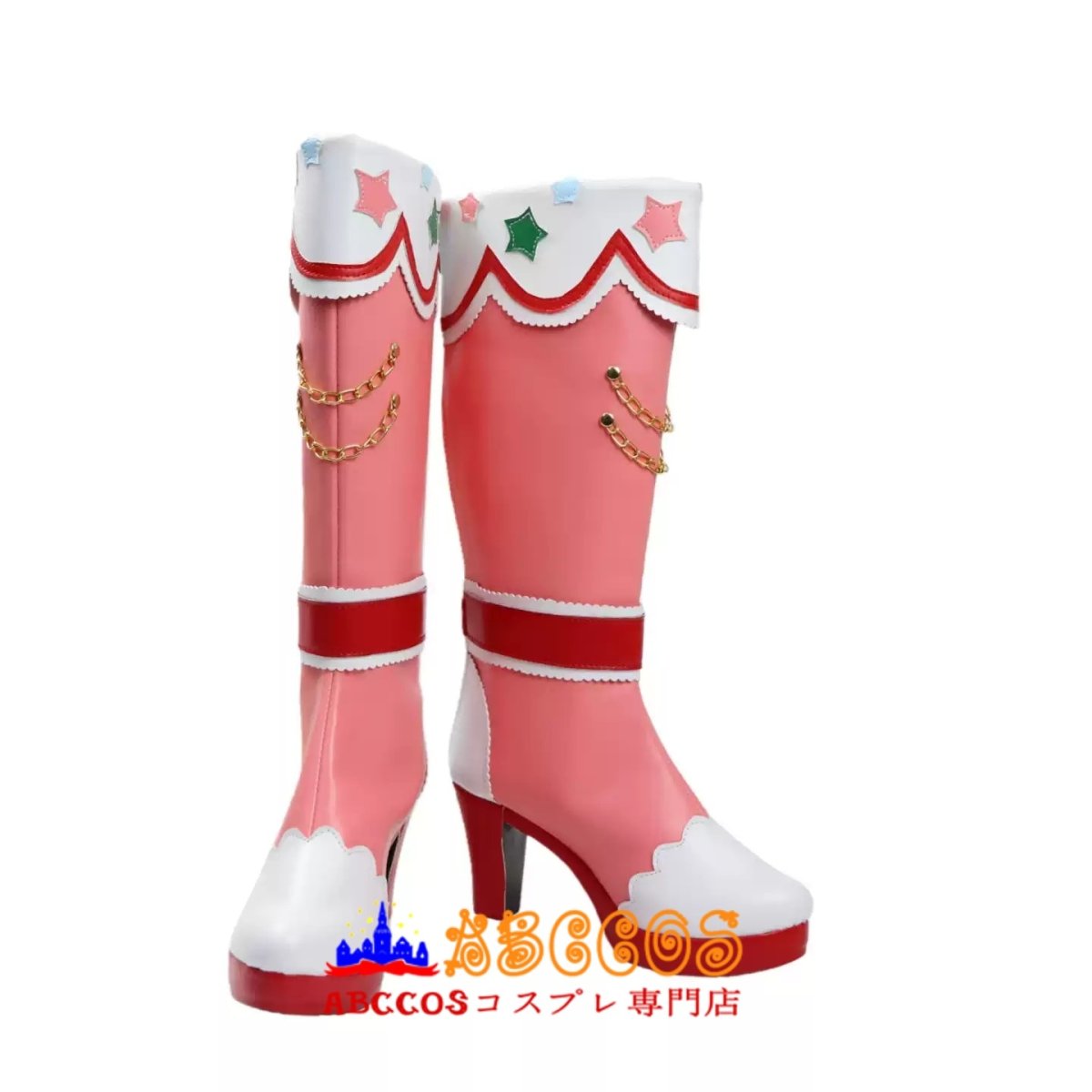 画像1: アイカツ！シリーズ2 大空あかり（おおぞら あかり） Ozora Akari コスプレ靴 abccos製 「受注生産」 (1)