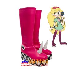 画像5: 悪魔バスター★スター・バタフライ（あくまバスター★スター・バタフライ） Star vs. the Forces of Evil スター・バタフライ（Star Butterfly）コスプレ靴 abccos製 「受注生産」 (5)