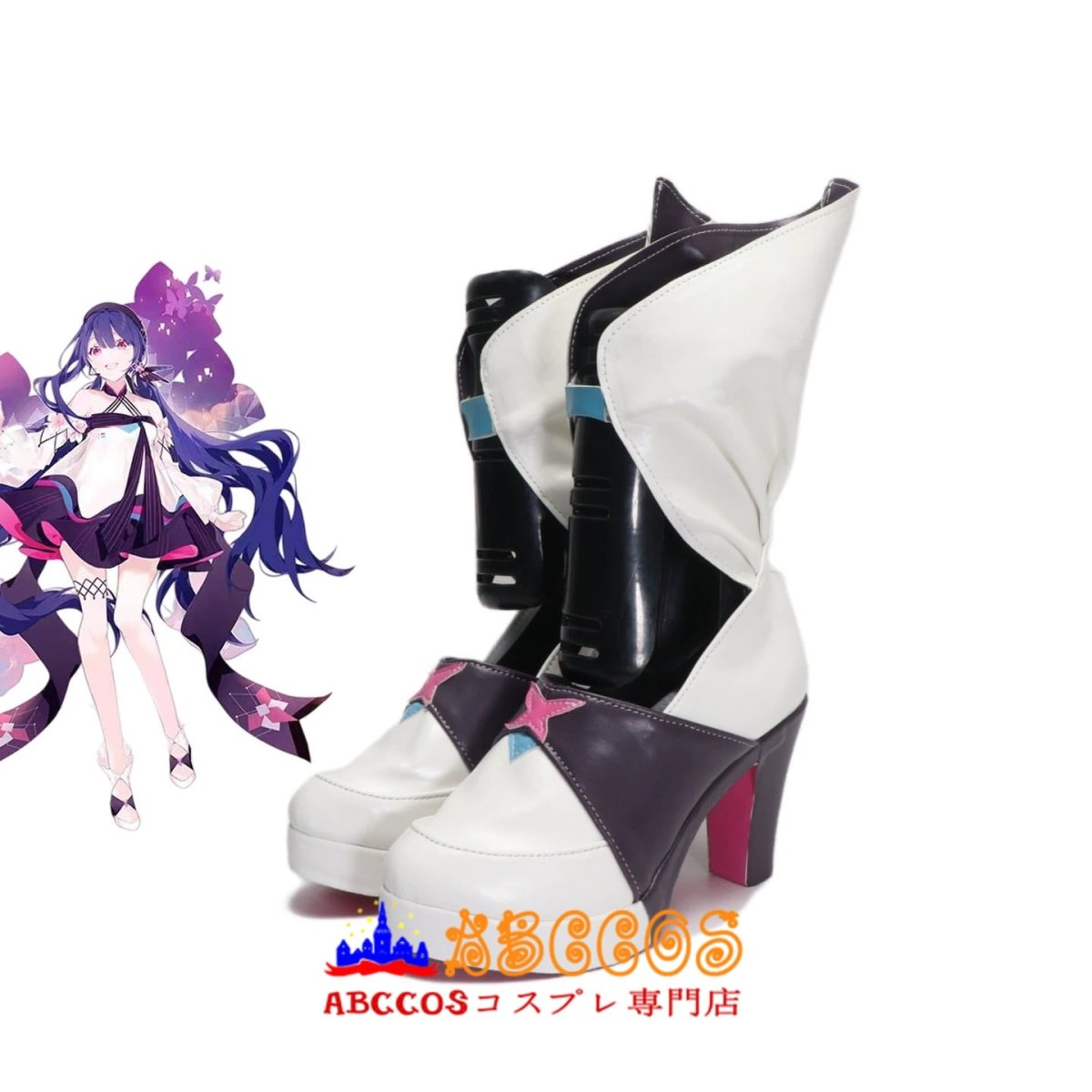 画像5: VOCALOID（ボーカロイド） シンファ コスプレ靴 abccos製 「受注生産」 (5)