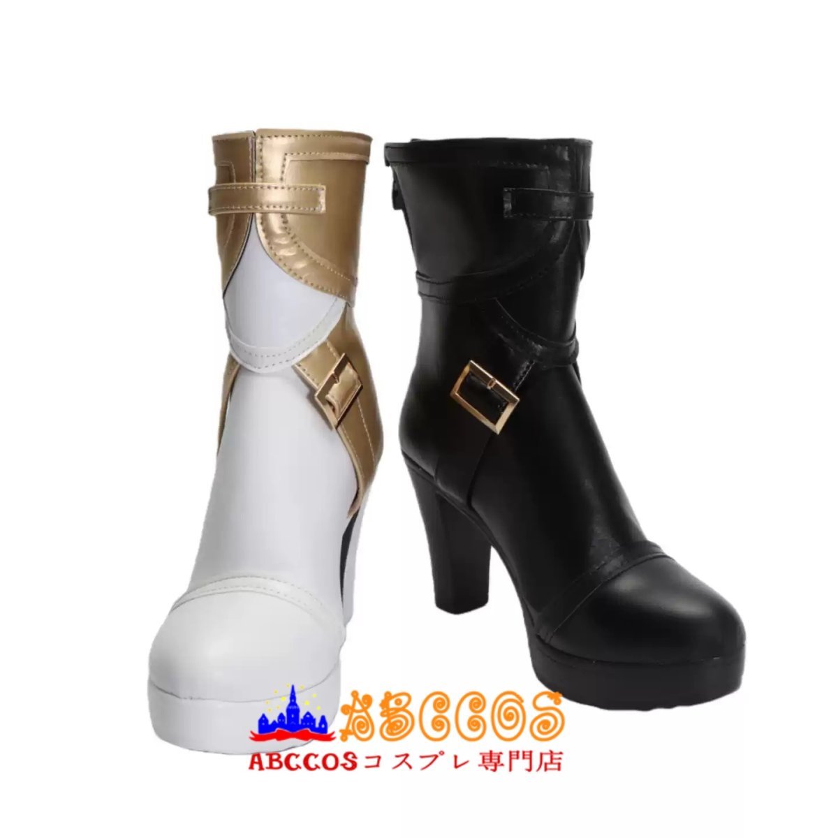 画像1: ウマ娘 プリティーダービー グラスワンダー コスプレ靴 abccos製 「受注生産」 (1)