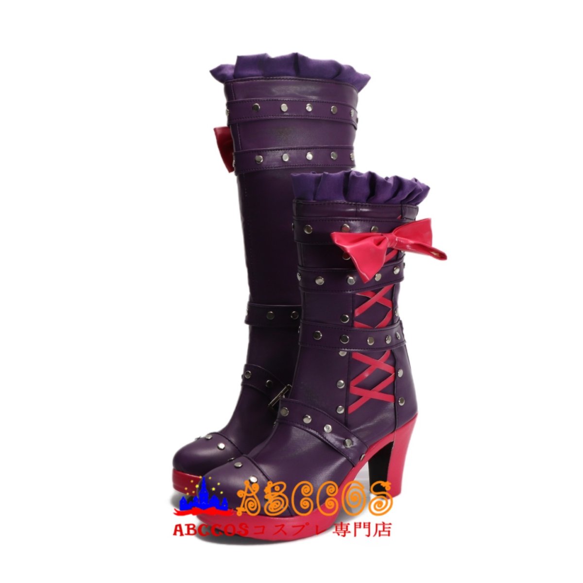 画像2: アイカツスターズ！Aikatsu STARS！桜庭 ローラ コスプレ靴 abccos製 「受注生産」 (2)