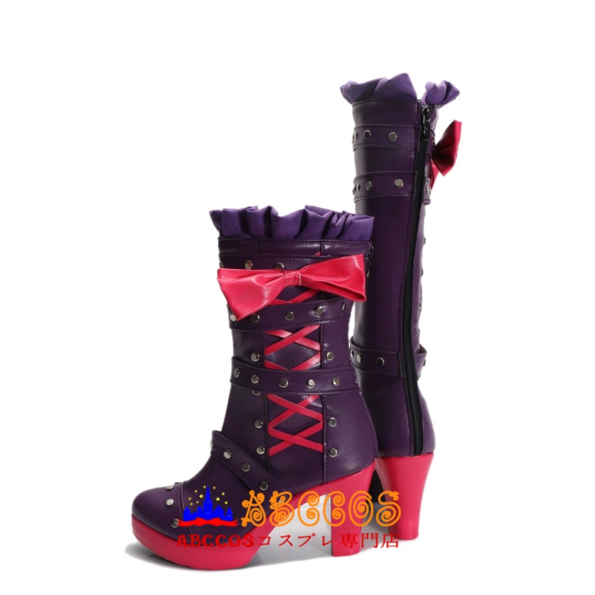 画像5: アイカツスターズ！Aikatsu STARS！桜庭 ローラ コスプレ靴 abccos製 「受注生産」 (5)