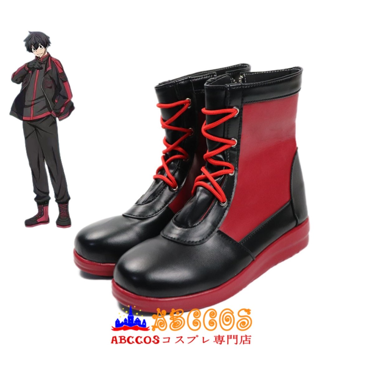 画像5: 桃源暗鬼（とうげんあんき）淀川 真澄（よどがわ ますみ）コスプレ靴 abccos製 「受注生産」 (5)