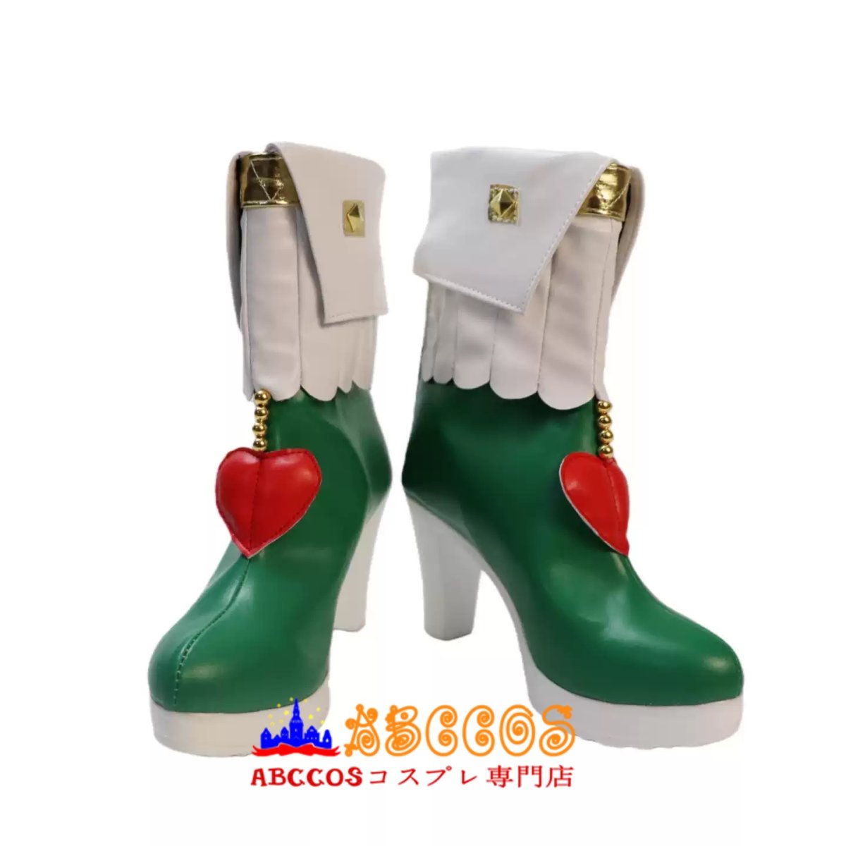 画像1: プロジェクトセカイ カラフルステージ！ feat. 初音ミク 草薙寧々（くさなぎ ねね）コスプレ靴 abccos製 「受注生産」 (1)