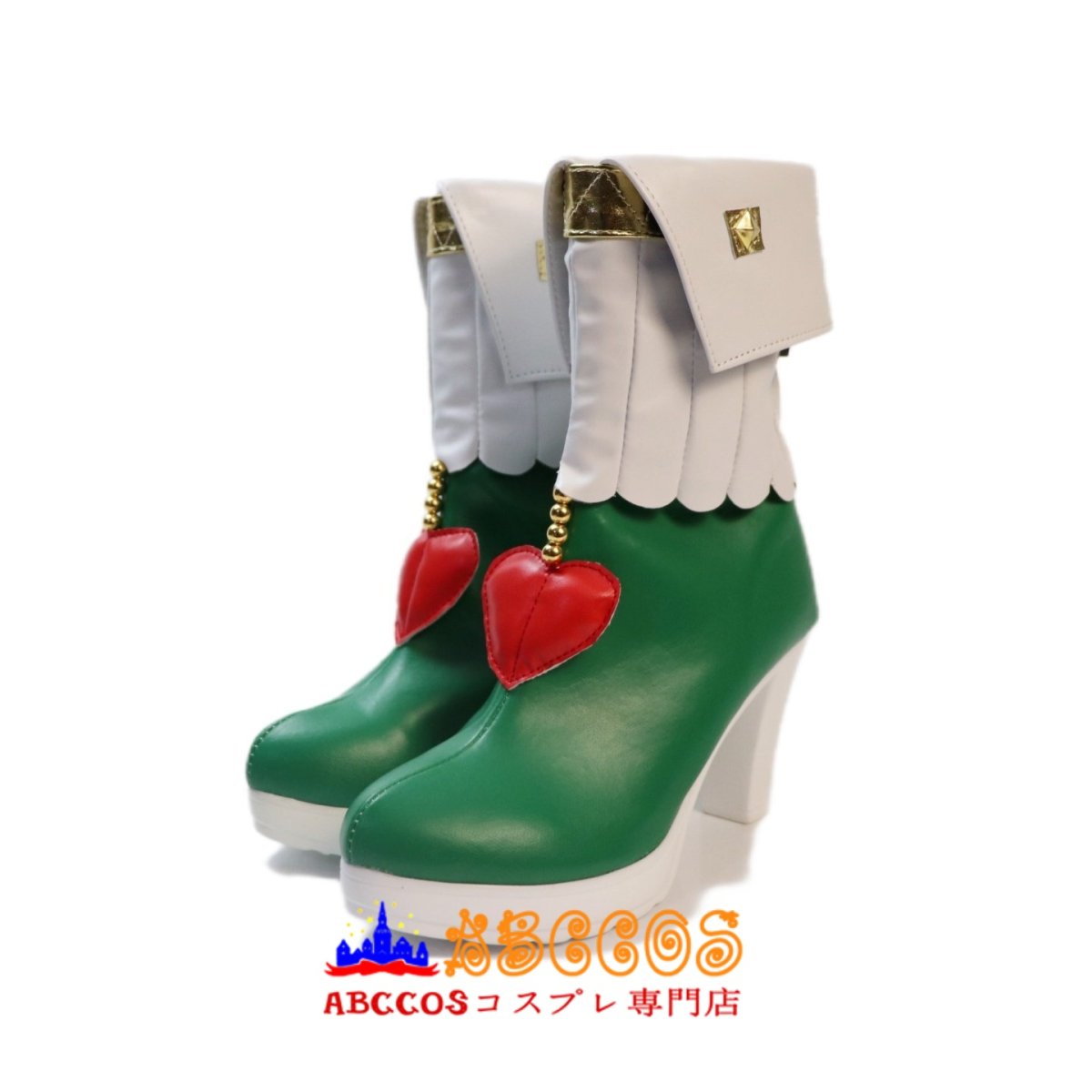 画像3: プロジェクトセカイ カラフルステージ！ feat. 初音ミク 草薙寧々（くさなぎ ねね）コスプレ靴 abccos製 「受注生産」 (3)