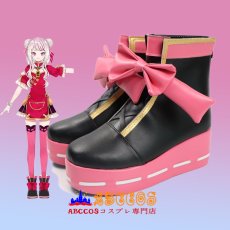 画像4: バーチャルさんはみている Youtuber 田中ヒメ/ HimeTanaka コスプレ靴 abccos製 「受注生産」 (4)