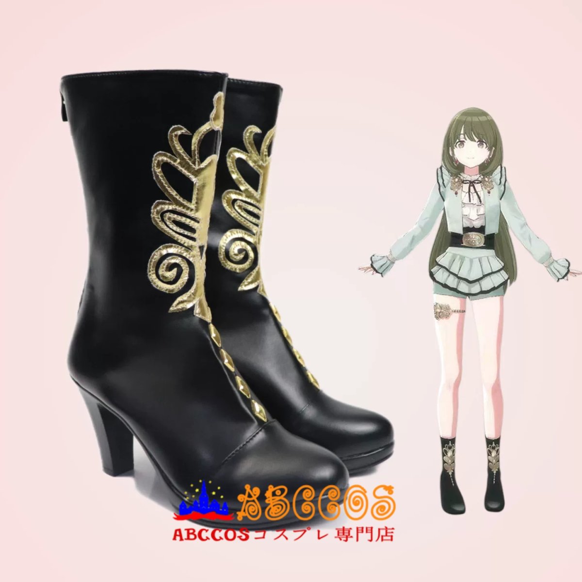 画像5: アイドルマスター シャイニーカラーズ 七草にちか（ななくさ にちか）コスプレ靴 abccos製 「受注生産」 (5)