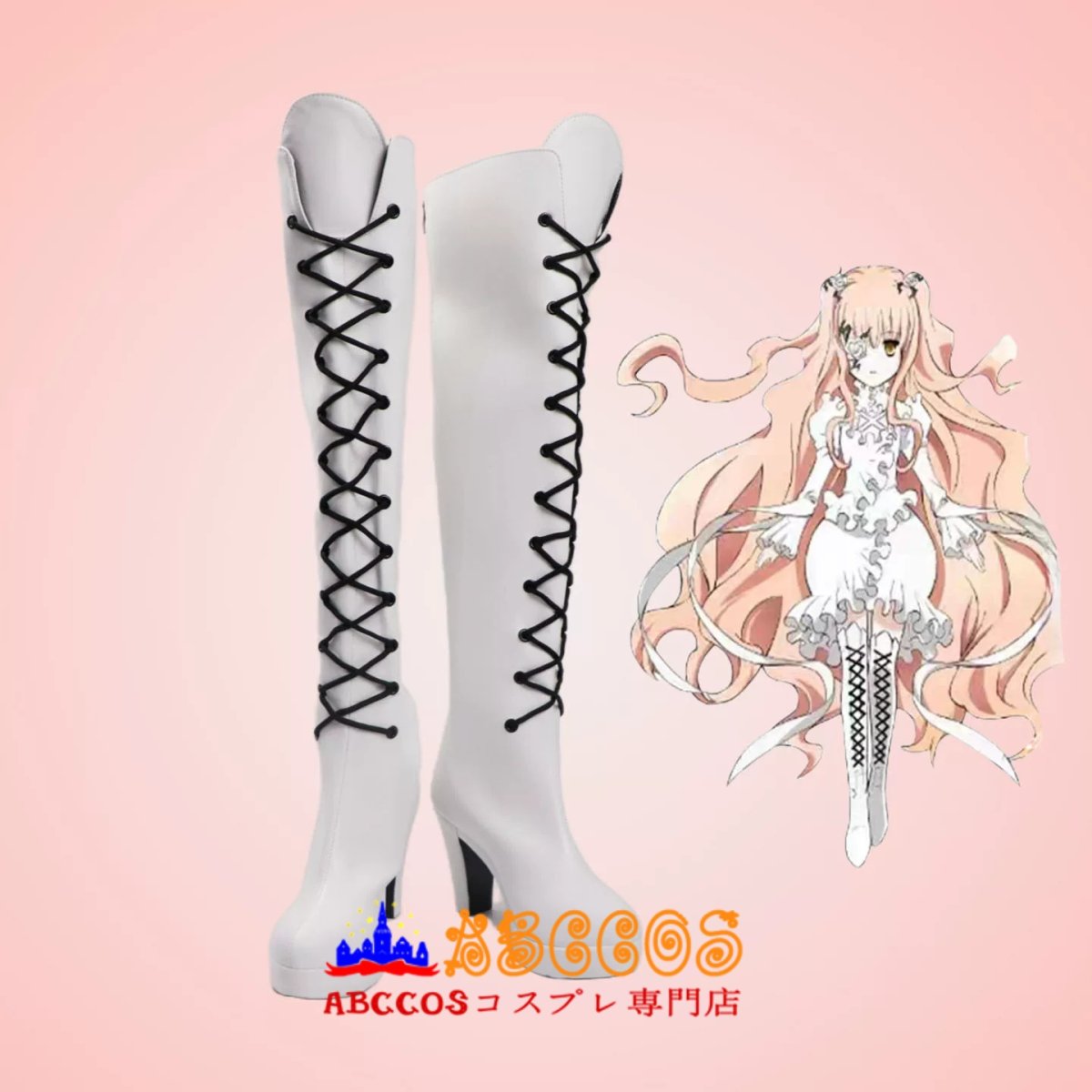 画像4: ローゼンメイデン 雪華綺晶 コスプレ靴 abccos製 「受注生産」 (4)